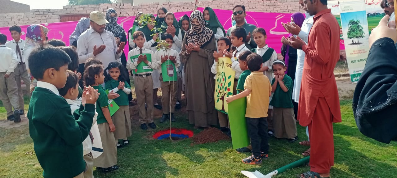 Forces School System Mianwali arranged Clean and Green Pakistan event with collaboration of Forest Department Mianwali